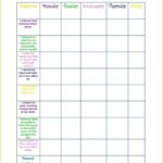 021 Free Behavior Chart Template Of Daily Printable Colorful With