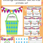 51 Printable Kindness Chart Bucket Filler Kindergarten Behavior