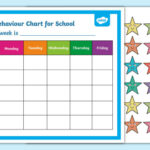 ADHD School Behavior Charts