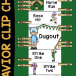 Baseball Behavior Chart Printable BehaviorChart