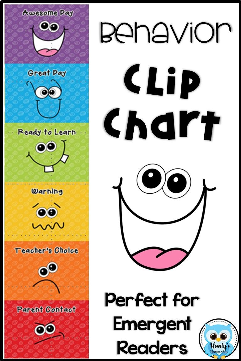 Behavior Chart Editable Clip Chart Classroom Management For 