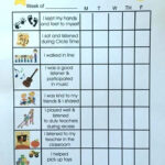 Behavior Chart For Kindergarten Student