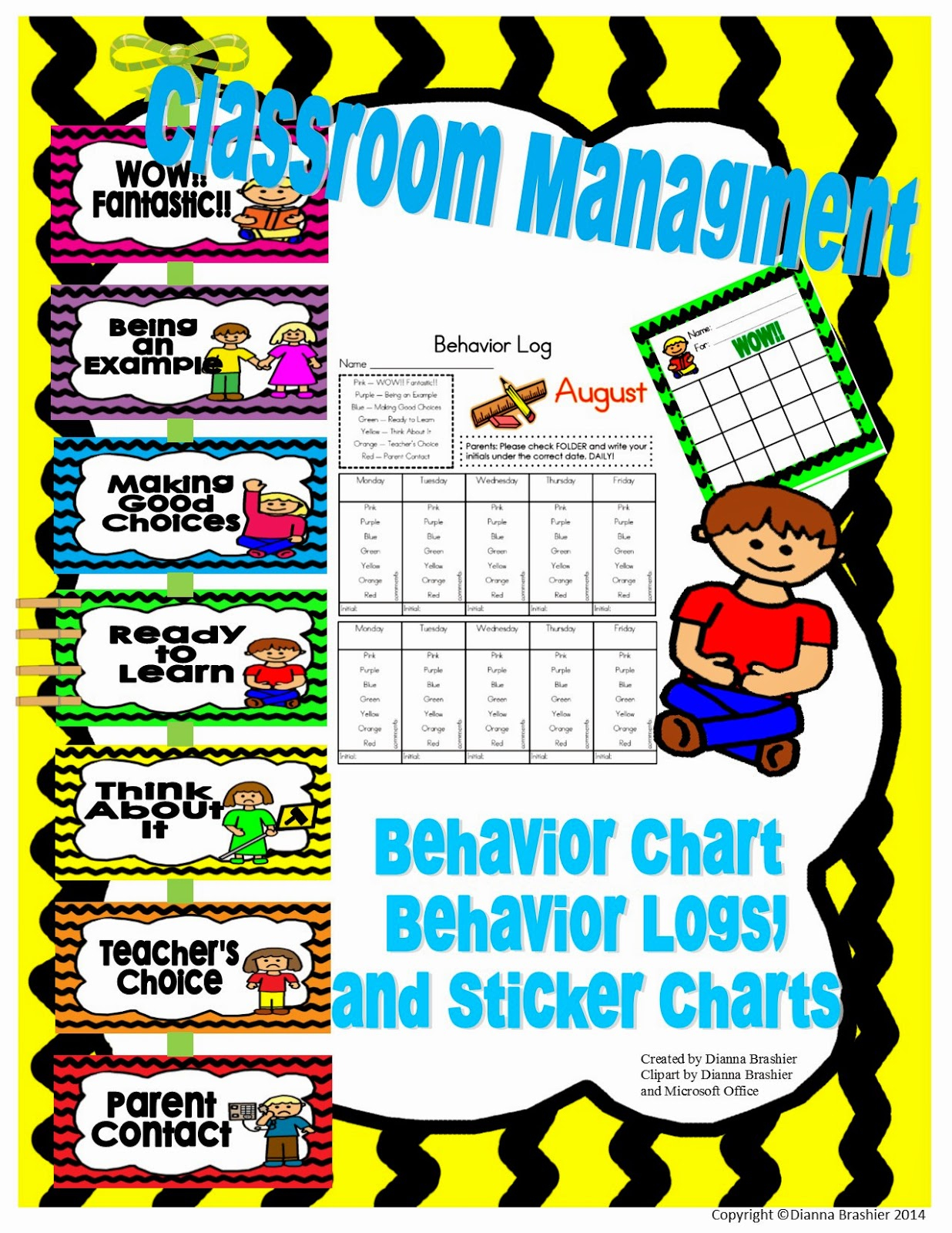 Behavior Chart For Teachers