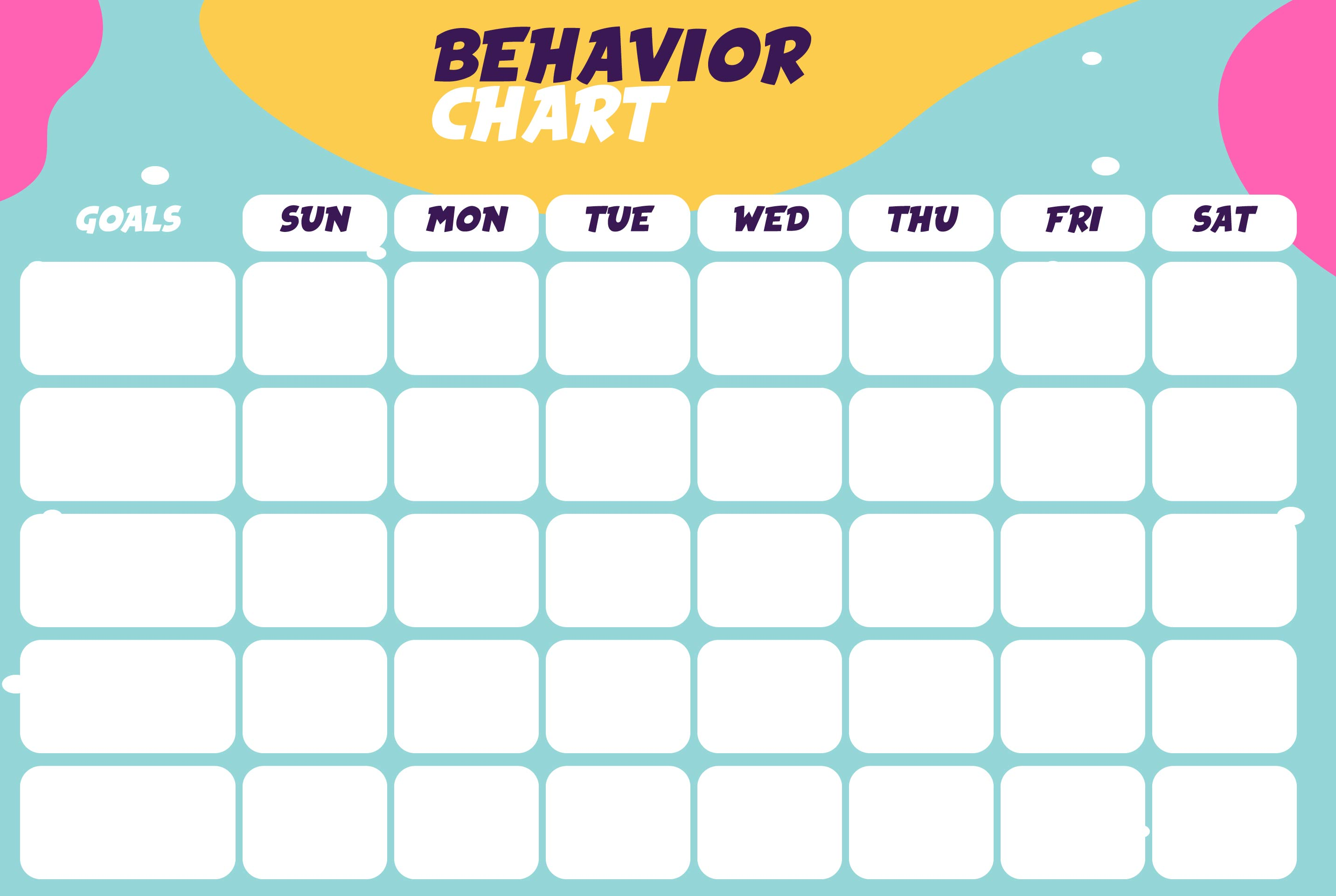 Behavior Chart Ideas For Home