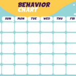 Behavior Chart Ideas For Home