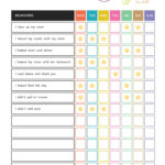 Behavior Chart Kindergarten Printable Vrogue co