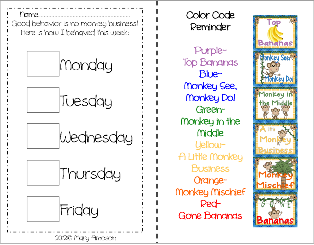 Behavior Chart Preschool Free Printable Behavior Char Vrogue co