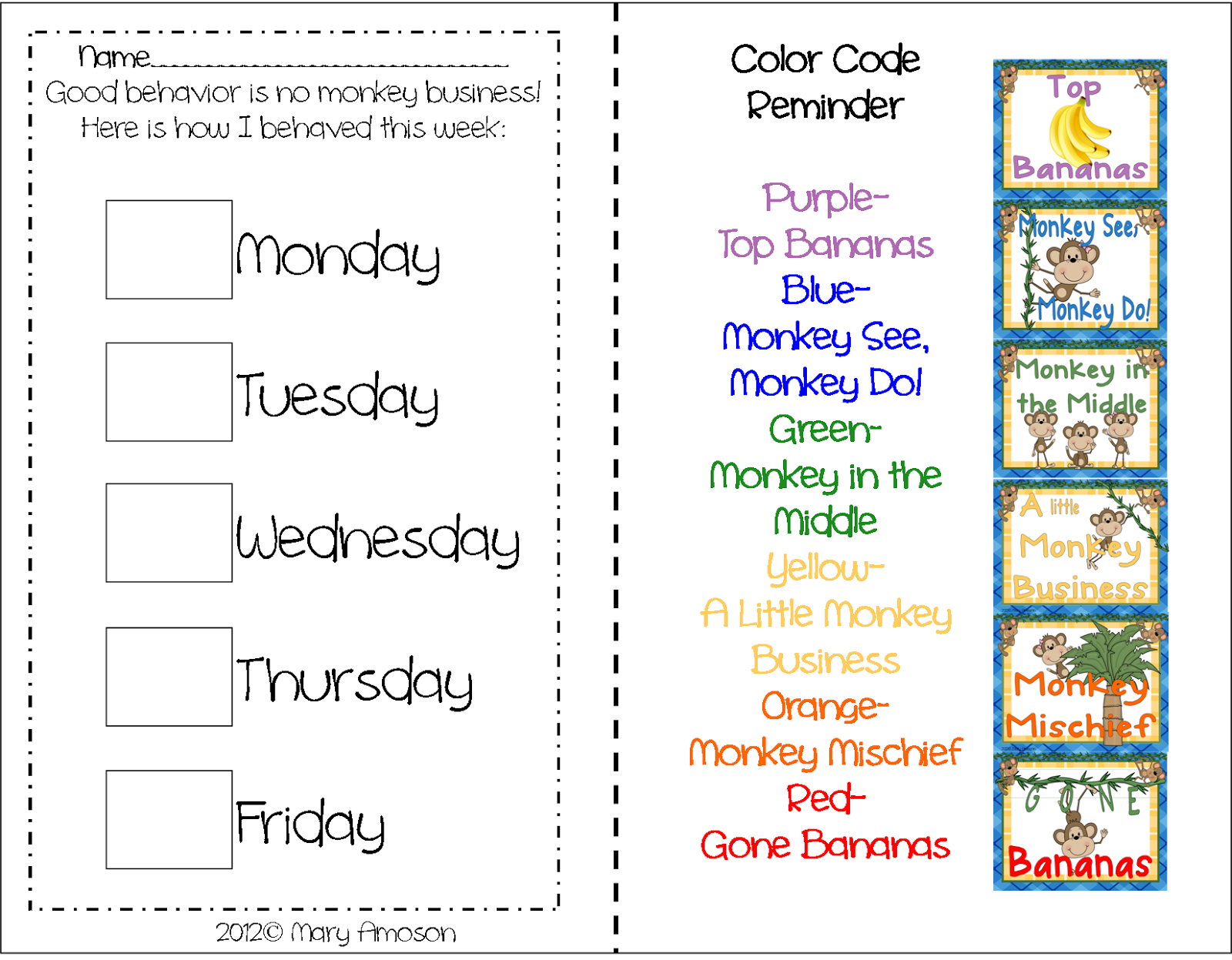 Behavior Chart Preschool Free Printable Behavior Char Vrogue co