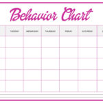 Behavior Chart Templates