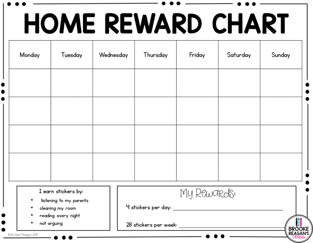 Behavior Charts For Home Behaviour Chart Home Behavior Charts Chart