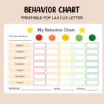 Behavior Charts Templates