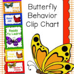 Behavior Clip Chart Behavior Management BUTTERFLY 2 Clip Chart