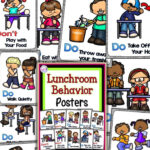 BEHAVIOR POSTERS Lunchroom Cafeteria Rules BACK TO SCHOOL