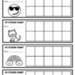 Behavior Sticker Chart Printable