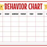 Behavior Sticker Chart Printable PrintableBehaviorChart