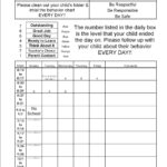 Behavioral Chart For 2nd Graders