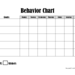 Blank Reward Chart Template