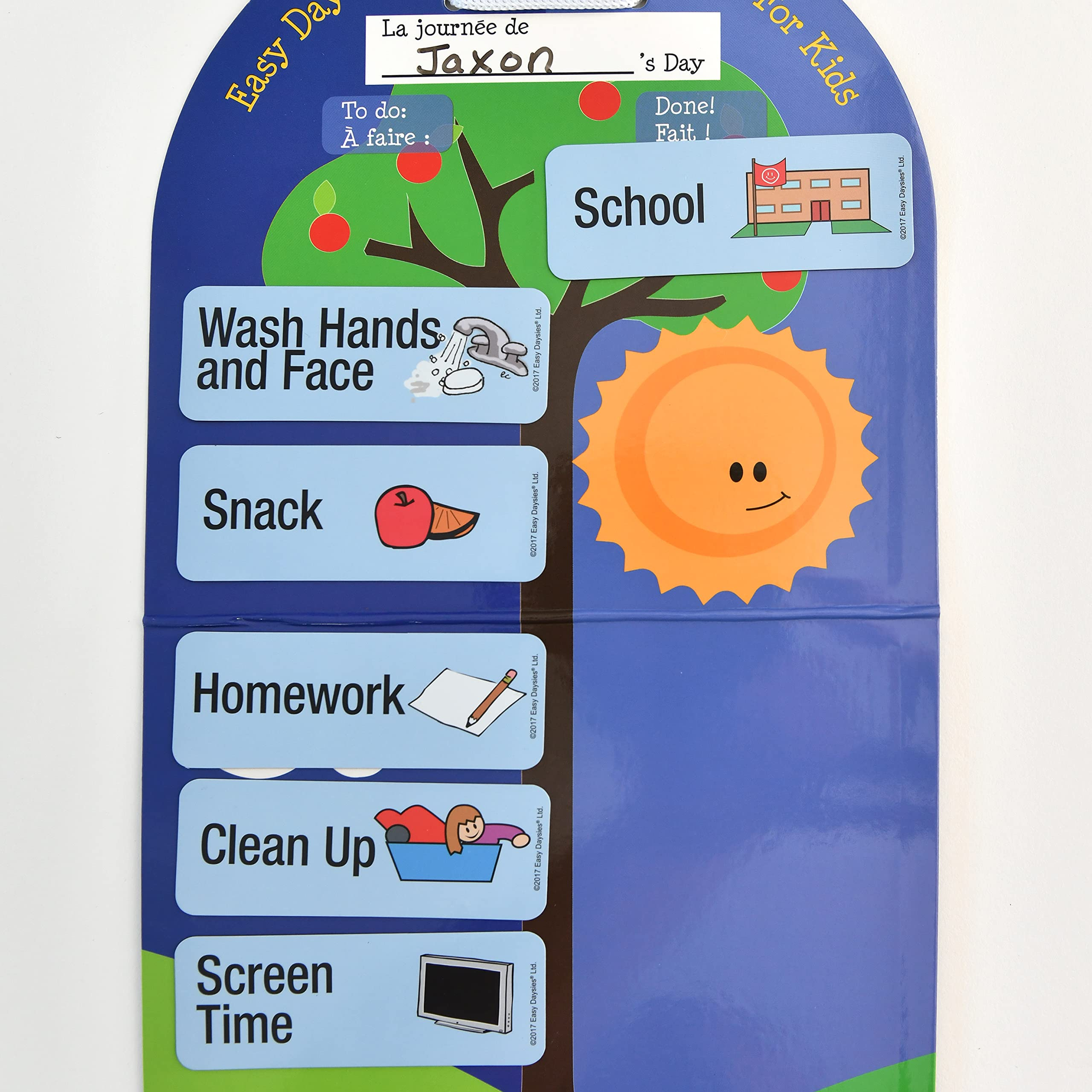 Buy Easy Daysies Behavior Chart For Kids At Home Is A Visual Schedule 