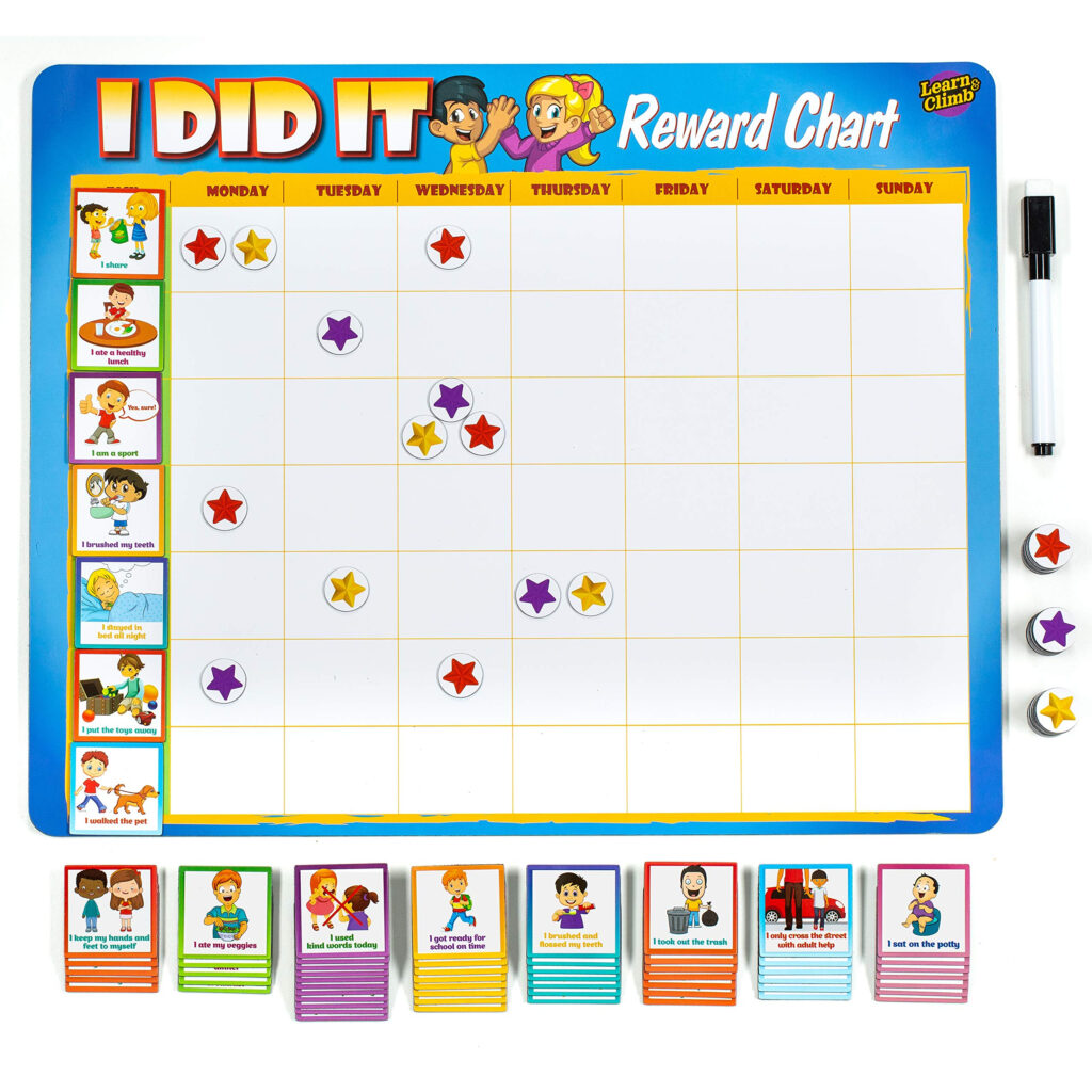 Buy Kids Behavior Reward Chart 63 Chores As Potty Train More 