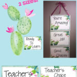 Cactus Behavior Chart 2 Sizes Cactus Theme Classroom Behavior