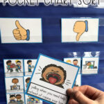 Cafeteria Lunchroom Rules Pocket Chart Sort Back To School Pocket