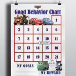 Cars Movie Good Behavior Sticker Chart By CreativeNutMedia