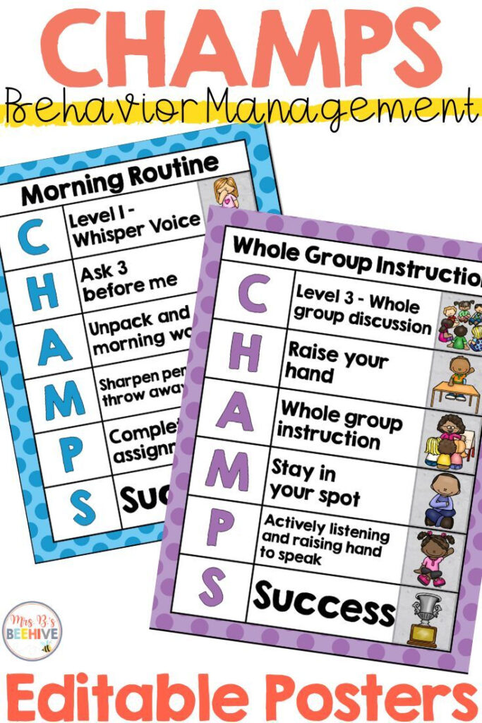 Champs Behavior Chart Pdf