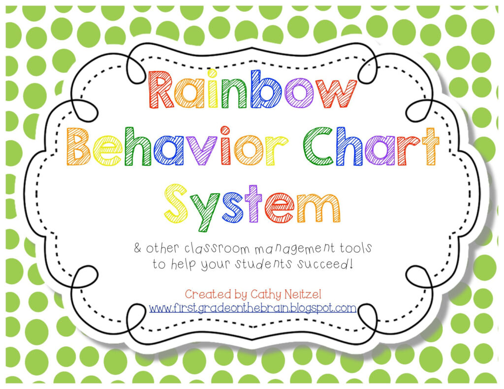 Check Out This Rainbow Behavior Clip Chart Clip Chart Behavior Clip 