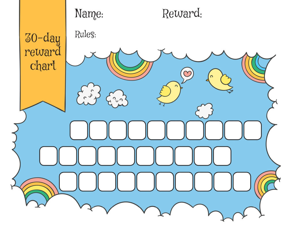 Children Reward Chart Templates 101 Activity