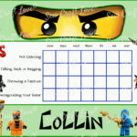 Chore Chart For Kids Printable Lego Ninjago PrintableChoreCharts