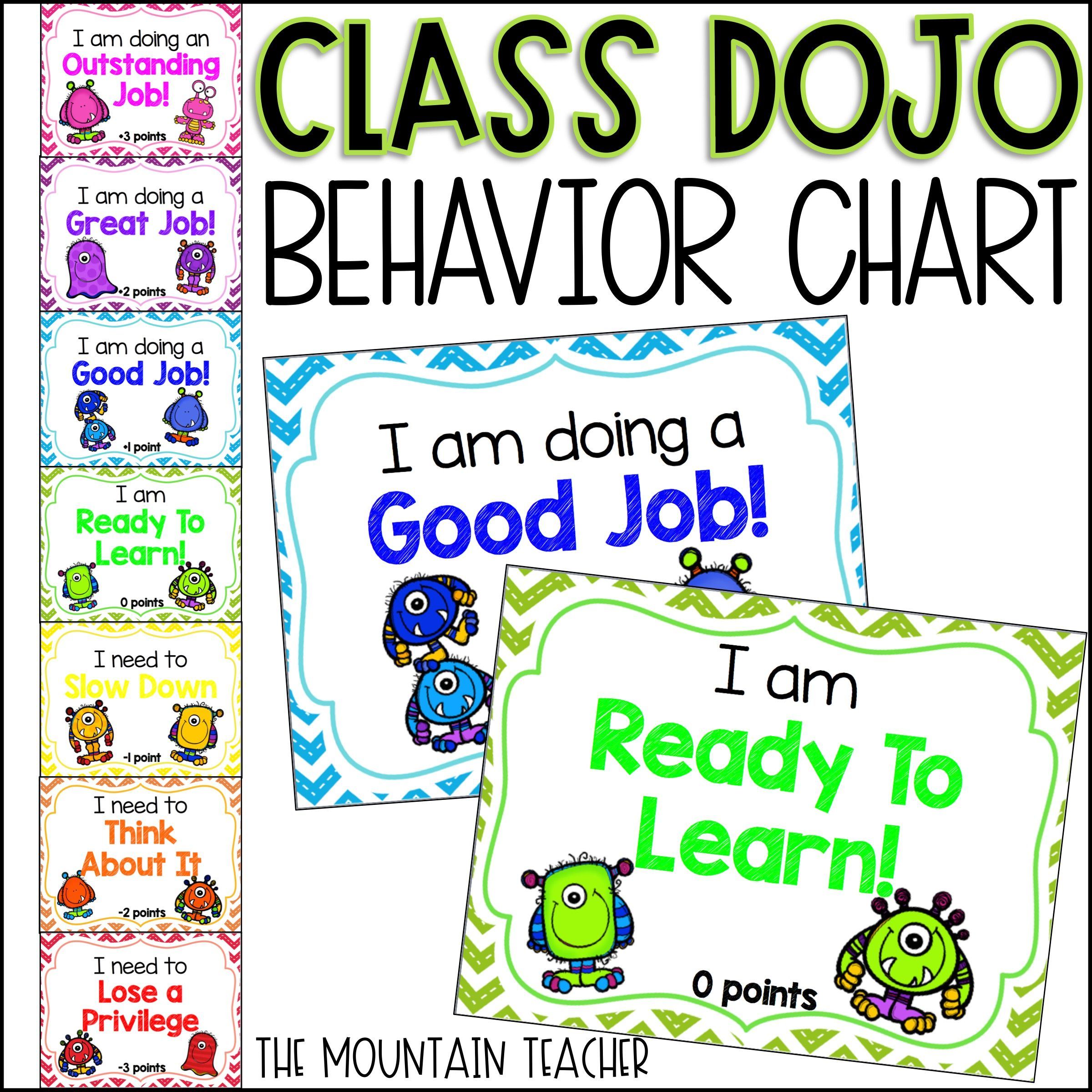 Class DOJO Is Much More Manageable With These Class DOJO Clip Chart And