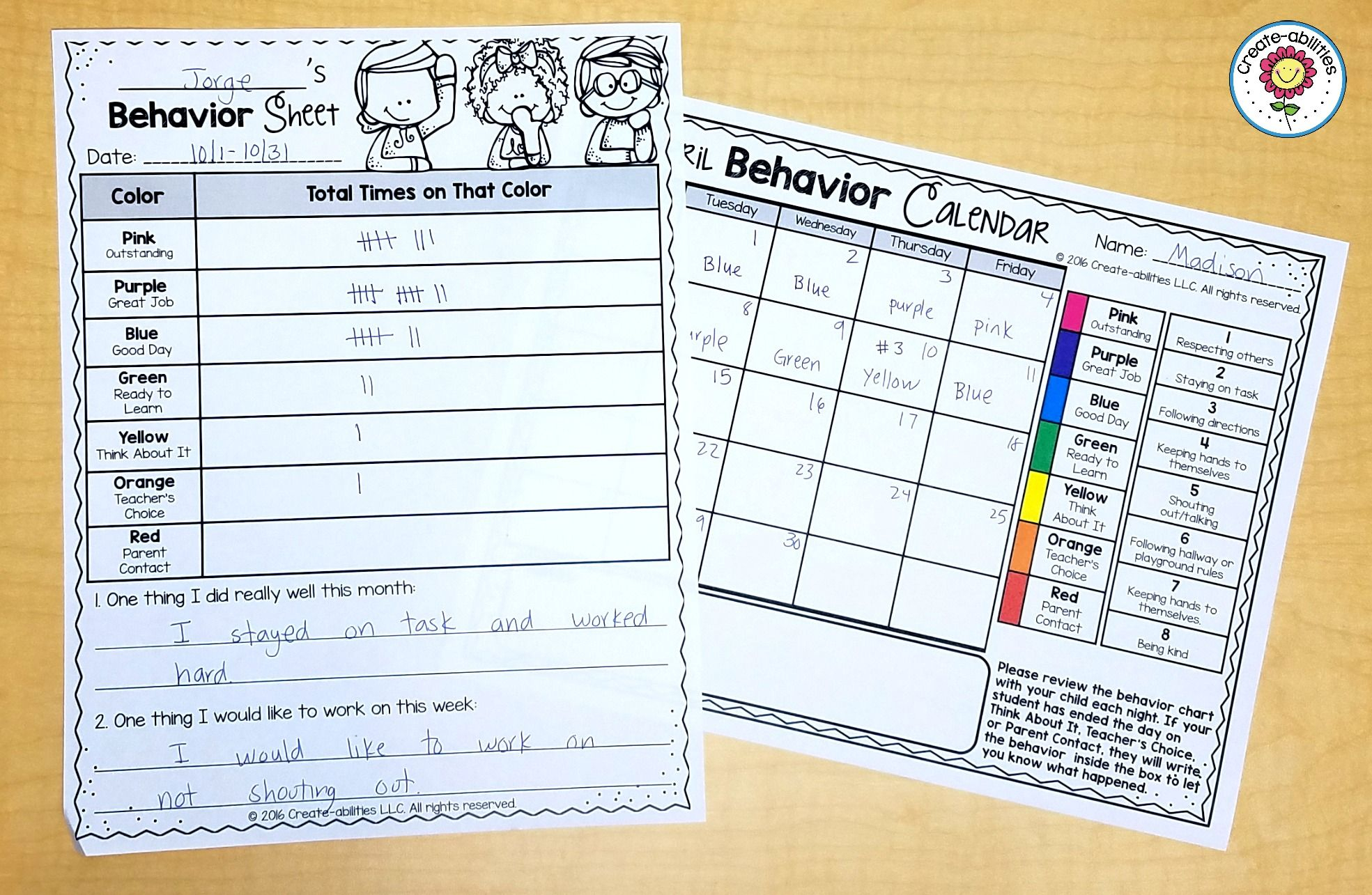 Clip Chart Behavior Management System EDITABLE This Is A Great 