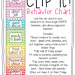 Clip Chart For Behavior