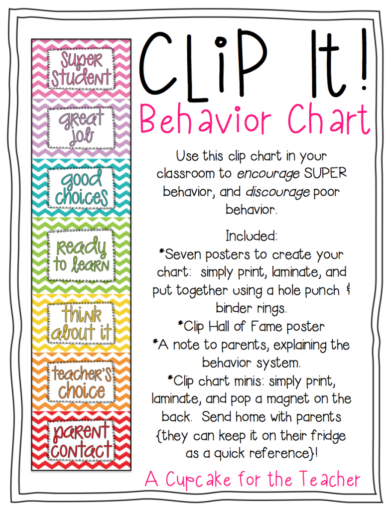 Clip Chart For Behavior