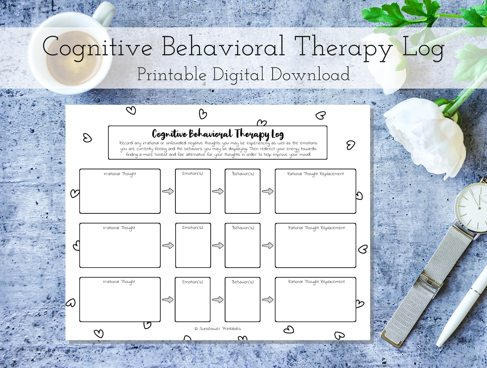 Cognitive Behavior Therapy Flow Charts