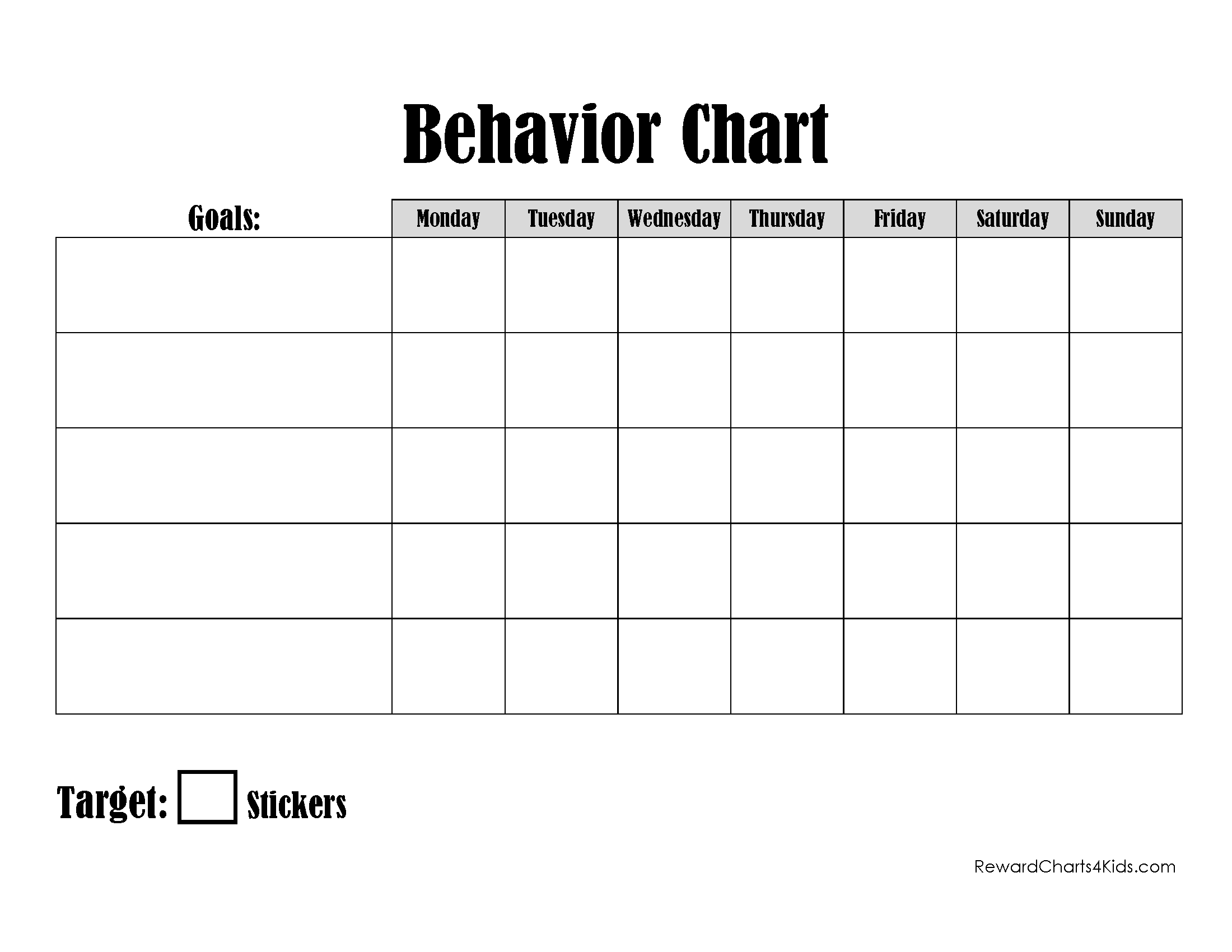 Daily Behavior Report Template Atlanticcityaquarium