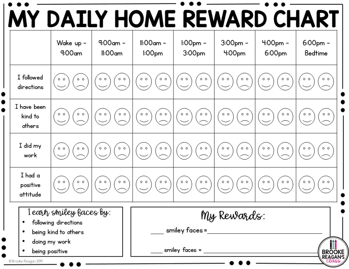 Diy Behavior Chart Ideas For Home