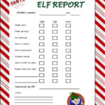 Elf Behavior Report Pdf Inspired By Elf On A Shelf On Etsy 3 00