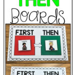 First Then Visual Reward Boards And Token Boards Visual Schedule