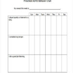 Free Printable Adhd Behavior Charts Printable Templates