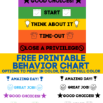 Free Printable Behavior Charts For Preschool Printable Templates