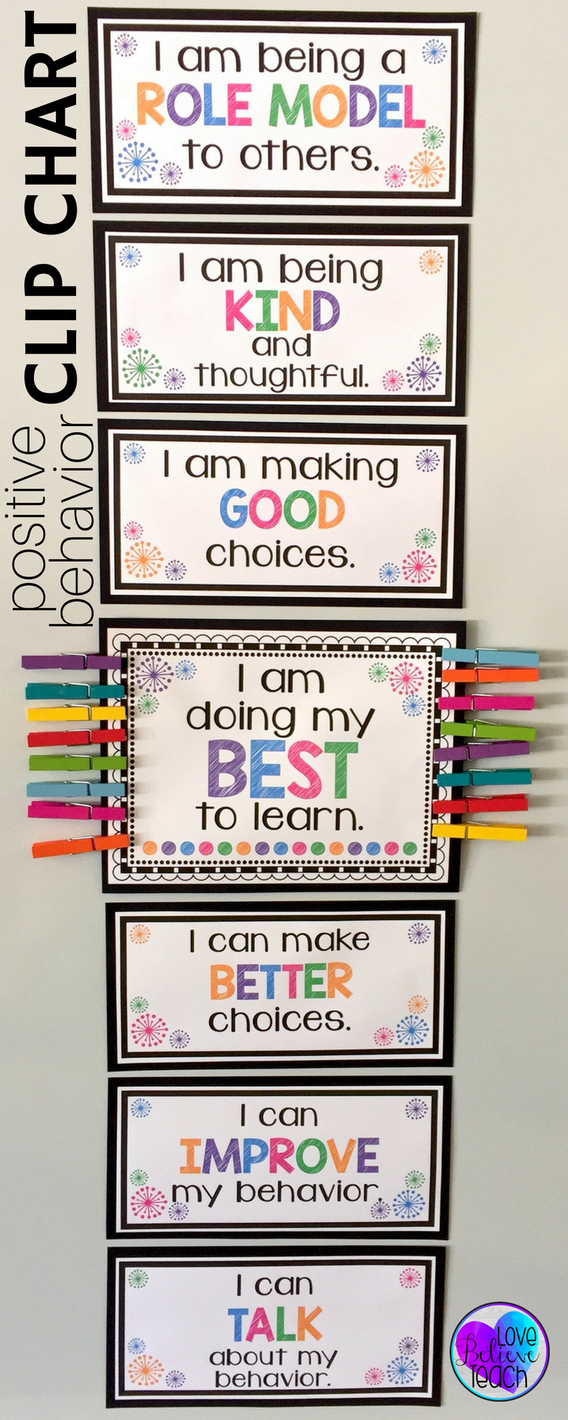 Free Printable Behavior Clip Chart