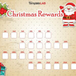 Free Printable Christmas Reward Charts Printable Templates