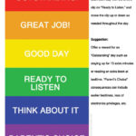 Free Printable Color Behavior Charts