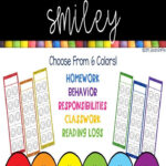 Free Printable Editable Free Smiley Face Behavior Chart Printable