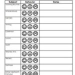 Free Printable Editable Free Smiley Face Behavior Chart Printable And