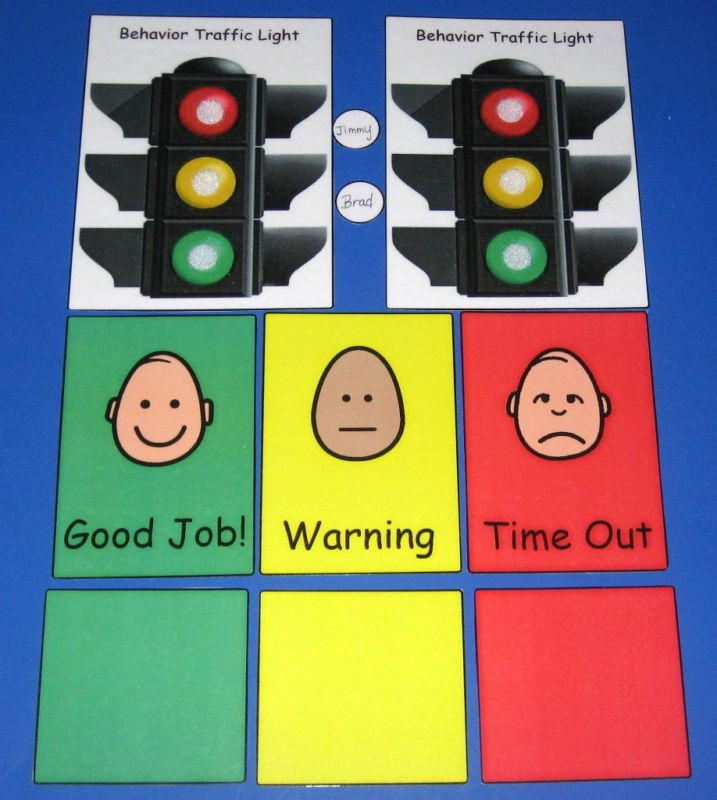 Free Printable Traffic Light Behaviour Chart