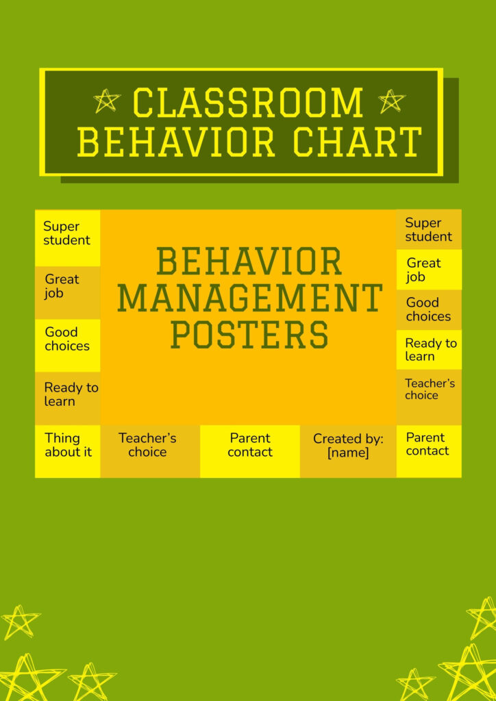 Free School Behavior Chart Illustrator Word Psd Pdf T Vrogue co