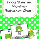 Frog Themed Monthly Behavior Charts Editable Behaviour Chart