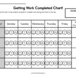 Getting Work Completed Chart Worksheet By Teach Simple